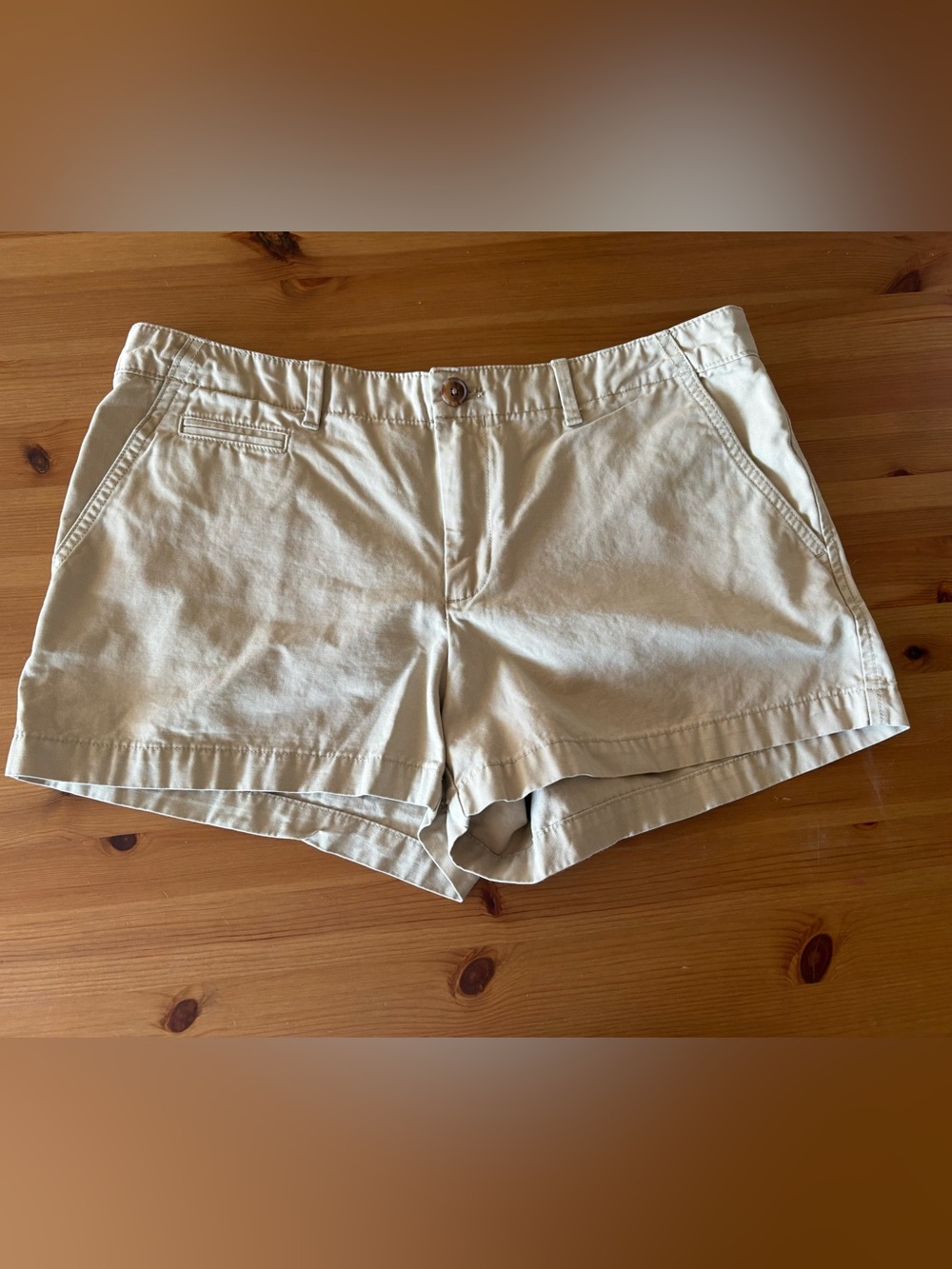 GAP Summer Short Iconic Khaki 100% Cotton Size 8